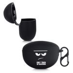Laptop, Telefoane si Tablete - Telefoane mobile si accesorii - Accesorii Telefoane - Huse telefoane - Husa pentru casti Huawei FreeBuds 4i, Kwmobile, Negru/Alb, Silicon, 58153.01 - Infinity.ro
