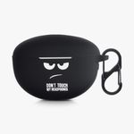 Laptop, Telefoane si Tablete - Telefoane mobile si accesorii - Accesorii Telefoane - Huse telefoane - Husa pentru casti Huawei FreeBuds 4i, Kwmobile, Negru/Alb, Silicon, 58153.01 - Infinity.ro
