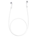 TV, Audio-Video si Foto - Portabile audio - Casti audio - Curea pentru casti Apple AirPods 3/AirPods 2/AirPods Pro, Kwmobile, Alb, Silicon, 41313.02 - Infinity.ro