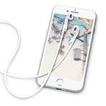 TV, Audio-Video si Foto - Portabile audio - Casti audio - Curea pentru casti Apple AirPods 3/AirPods 2/AirPods Pro, Kwmobile, Alb, Silicon, 41313.02 - Infinity.ro
