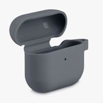Laptop, Telefoane si Tablete - Telefoane mobile si accesorii - Accesorii Telefoane - Huse telefoane - Husa pentru casti Apple AirPods 3, Kwmobile, Gri, Silicon, 56655.22 - Infinity.ro