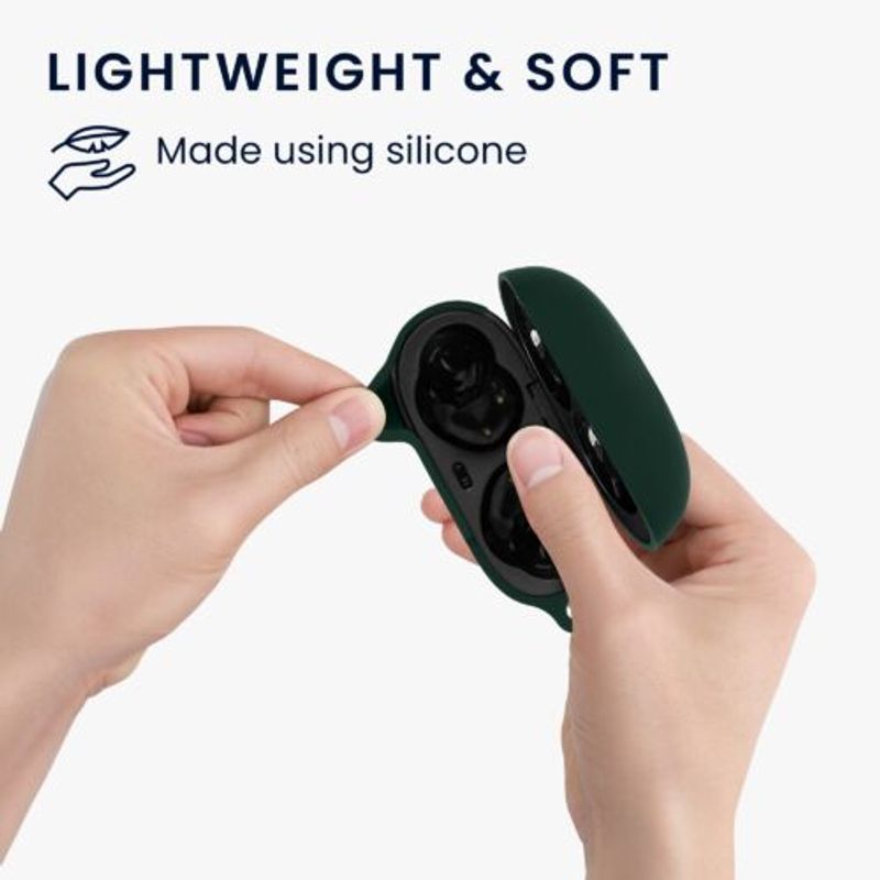 Laptop, Telefoane si Tablete - Telefoane mobile si accesorii - Accesorii Telefoane - Huse telefoane - Husa kwmobile pentru SoundPEATS T2, Silicon, Verde, 57897.80 - Infinity.ro