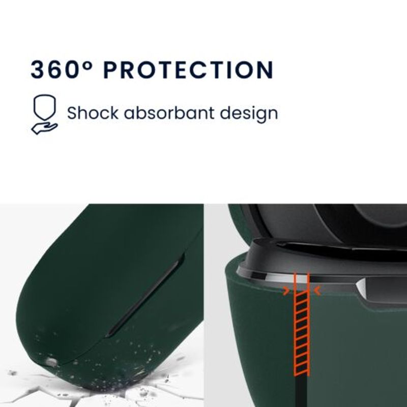 Laptop, Telefoane si Tablete - Telefoane mobile si accesorii - Accesorii Telefoane - Huse telefoane - Husa kwmobile pentru SoundPEATS T2, Silicon, Verde, 57897.80 - Infinity.ro