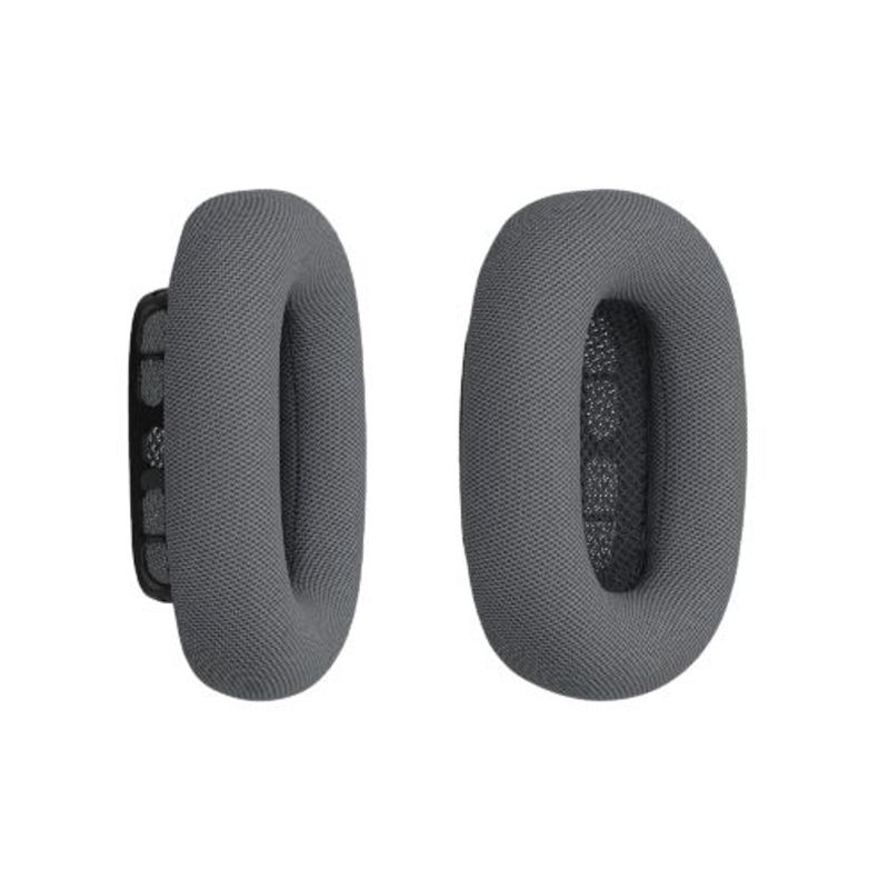 TV, Audio-Video si Foto - Portabile audio - Casti audio - Set 2 Perne de urechi pentru casti Apple AirPods Max, Kwmobile, Gri, Piele ecologica, 55895.19 - Infinity.ro