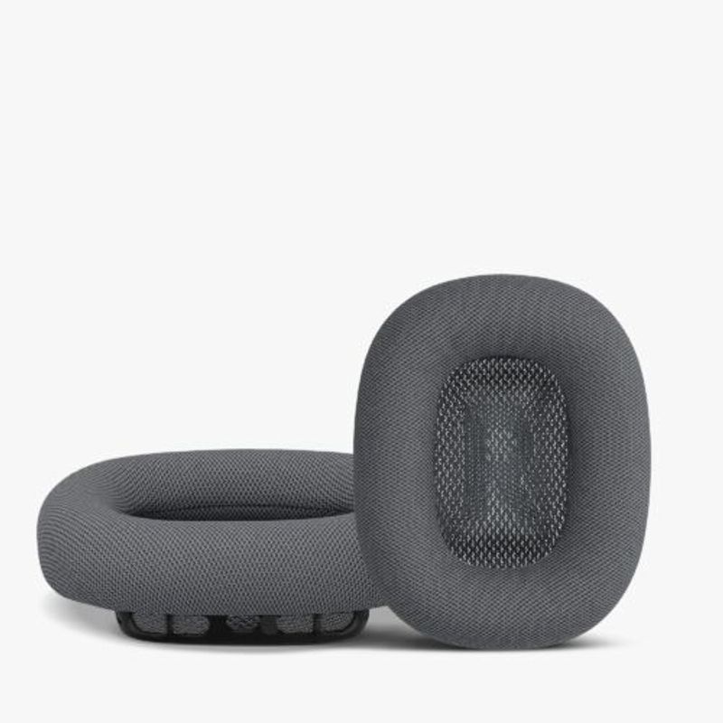 TV, Audio-Video si Foto - Portabile audio - Casti audio - Set 2 Perne de urechi pentru casti Apple AirPods Max, Kwmobile, Gri, Piele ecologica, 55895.19 - Infinity.ro
