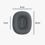 TV, Audio-Video si Foto - Portabile audio - Casti audio - Set 2 Perne de urechi pentru casti Apple AirPods Max, Kwmobile, Gri, Piele ecologica, 55895.19 - Infinity.ro