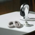 TV, Audio-Video si Foto - Portabile audio - Casti audio - Set 2 Perne de urechi pentru casti Bose Noise Cancelling 700/Noise Cancelling NC700, Kwmobile, Gri, Piele ecologica, 59284.22 - Infinity.ro