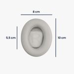 TV, Audio-Video si Foto - Portabile audio - Casti audio - Set 2 Perne de urechi pentru casti Bose Noise Cancelling 700/Noise Cancelling NC700, Kwmobile, Gri, Piele ecologica, 59284.22 - Infinity.ro