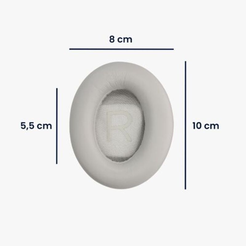 TV, Audio-Video si Foto - Portabile audio - Casti audio - Set 2 Perne de urechi pentru casti Bose Noise Cancelling 700/Noise Cancelling NC700, Kwmobile, Gri, Piele ecologica, 59284.22 - Infinity.ro