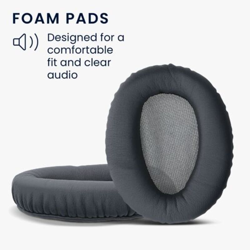TV, Audio-Video si Foto - Portabile audio - Casti audio - Set 2 Perne de urechi pentru casti Sony WH-CH700N, Kwmobile, Gri, Piele ecologica, 48916.01 - Infinity.ro