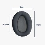 TV, Audio-Video si Foto - Portabile audio - Casti audio - Set 2 Perne de urechi pentru casti Sony WH-CH700N, Kwmobile, Gri, Piele ecologica, 48916.01 - Infinity.ro