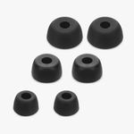TV, Audio-Video si Foto - Portabile audio - Casti audio - Set 6 Varfuri de schimb pentru casti Jabra Elite 75t/Elite 65t/Active, Kwmobile, Negru, Silicon, 56868.01 - Infinity.ro