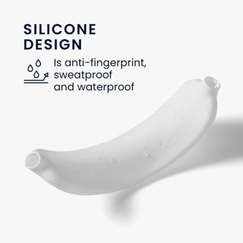 TV, Audio-Video si Foto - Portabile audio - Casti audio - Banda pentru casti Apple Airpods Max, Kwmobile, Alb, Silicon, 56698.02 - Infinity.ro