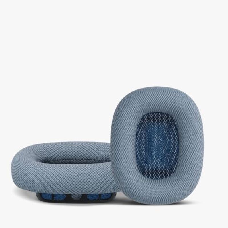 TV, Audio-Video si Foto - Portabile audio - Casti audio - Set 2 Perne de urechi pentru casti Apple AirPods Max, Kwmobile, Albastru, Piele ecologica, 55895.04 - Infinity.ro