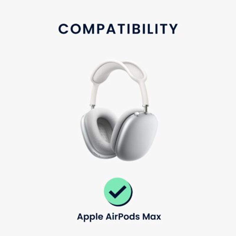 TV, Audio-Video si Foto - Portabile audio - Casti audio - Set 2 Perne de urechi pentru casti Apple AirPods Max, Kwmobile, Albastru, Piele ecologica, 55895.04 - Infinity.ro