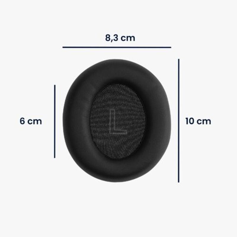 TV, Audio-Video si Foto - Portabile audio - Casti audio - Set 2 Perne de urechi pentru casti Anker Soundcore Life Q35/Q30, Kwmobile, Negru, Piele ecologica, 57542.01 - Infinity.ro