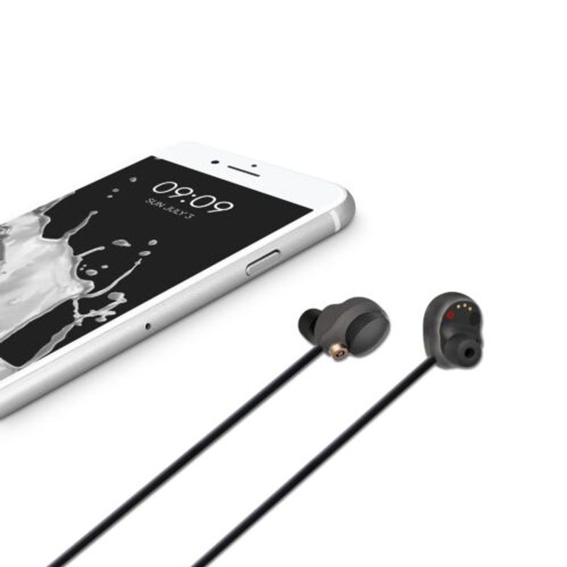 TV, Audio-Video si Foto - Portabile audio - Casti audio - Curea pentru casti Sony WF-1000XM4, Kwmobile, Negru, Silicon, 56105.01 - Infinity.ro