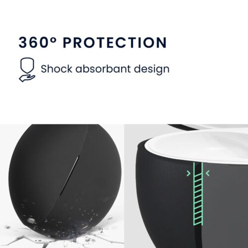 Laptop, Telefoane si Tablete - Telefoane mobile si accesorii - Accesorii Telefoane - Huse telefoane - Husa kwmobile pentru OPPO Enco Air 2i, Silicon, Negru, 59849.01 - Infinity.ro