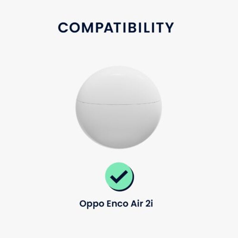 Laptop, Telefoane si Tablete - Telefoane mobile si accesorii - Accesorii Telefoane - Huse telefoane - Husa kwmobile pentru OPPO Enco Air 2i, Silicon, Negru, 59849.01 - Infinity.ro