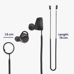 TV, Audio-Video si Foto - Portabile audio - Casti audio - Curea pentru casti JBL Live 300TWS, Kwmobile, Negru, Silicon, 59279.01 - Infinity.ro