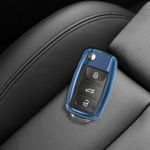 Auto si Moto - Electronice auto - Accesorii electronice auto - Husa Cheie Auto pentru VW/Skoda/Seat, 2-3 Butoane, Silicon, Albastru, 47188.04 - Infinity.ro