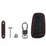 Auto si Moto - Electronice auto - Accesorii electronice auto - Husa Cheie Auto pentru BMW, 3 Butoane, Keyless Go, Piele ecologica, Negru, 43955.01 - Infinity.ro