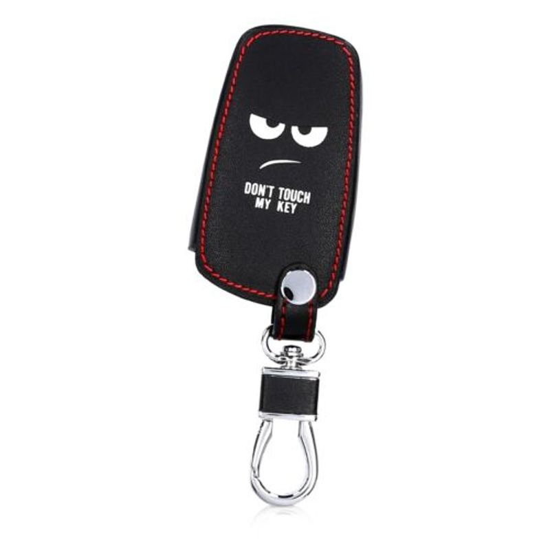 Auto si Moto - Electronice auto - Accesorii electronice auto - Husa Cheie Auto pentru BMW, 3 Butoane, Keyless Go, Piele ecologica, Negru, 43955.01 - Infinity.ro