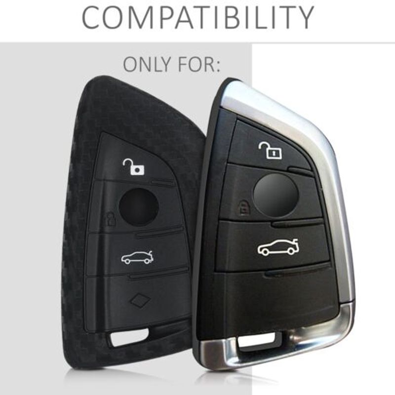 Auto si Moto - Electronice auto - Accesorii electronice auto - Husa Cheie Auto pentru BMW, 3 Butoane, Silicon, Negru, 50277.01 - Infinity.ro