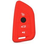 Auto si Moto - Electronice auto - Accesorii electronice auto - Husa Cheie Auto pentru BMW, 4 Butoane, Silicon, Rosu, 42986.09 - Infinity.ro