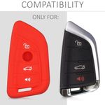 Auto si Moto - Electronice auto - Accesorii electronice auto - Husa Cheie Auto pentru BMW, 4 Butoane, Silicon, Rosu, 42986.09 - Infinity.ro