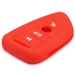 Auto si Moto - Electronice auto - Accesorii electronice auto - Husa Cheie Auto pentru BMW, 4 Butoane, Silicon, Rosu, 42986.09 - Infinity.ro