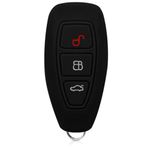 Auto si Moto - Electronice auto - Accesorii electronice auto - Husa Cheie Auto pentru Ford, 3 Butoane, Keyless Go, Silicon, Negru, 41621.01 - Infinity.ro