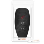 Auto si Moto - Electronice auto - Accesorii electronice auto - Husa Cheie Auto pentru Ford, 3 Butoane, Keyless Go, Silicon, Negru, 41621.01 - Infinity.ro