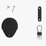Auto si Moto - Electronice auto - Accesorii electronice auto - Husa Cheie Moto pentru Harley Davidson , Kwmobile, Negru/Alb, Piele ecologica, 58826.03 - Infinity.ro