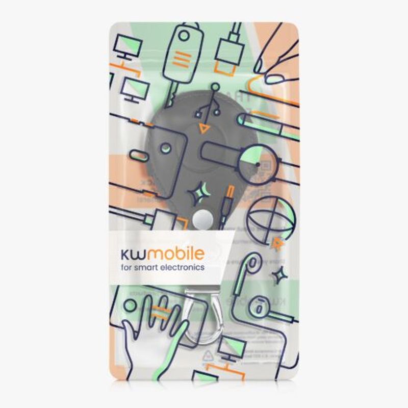 Auto si Moto - Electronice auto - Accesorii electronice auto - Husa Cheie Moto pentru Harley Davidson , Kwmobile, Negru/Alb, Piele ecologica, 58826.03 - Infinity.ro