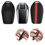 Auto si Moto - Electronice auto - Accesorii electronice auto - Husa Cheie Auto pentru BMW, Display, Kwmobile, Plastic, Negru/Rosu, 49672.02 - Infinity.ro