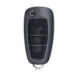 Auto si Moto - Electronice auto - Accesorii electronice auto - Husa Cheie Auto pentru Ford, 3 Butoane, Silicon, Negru, 48039.95 - Infinity.ro
