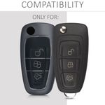 Auto si Moto - Electronice auto - Accesorii electronice auto - Husa Cheie Auto pentru Ford, 3 Butoane, Silicon, Negru, 48039.95 - Infinity.ro