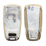 Auto si Moto - Electronice auto - Accesorii electronice auto - Husa Cheie Auto pentru Audi 3 Butoane - Smart Key, Kwmobile, Multicolor, Silicon, 52827.03 - Infinity.ro