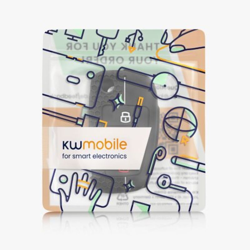 Auto si Moto - Electronice auto - Accesorii electronice auto - Husa Cheie Auto pentru Audi, 3 Butoane, Kwmobile, Silicon, Negru, 53134.03 - Infinity.ro