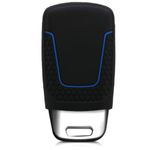 Auto si Moto - Electronice auto - Accesorii electronice auto - Husa Cheie Auto pentru Audi, 3 Butoane, Keyless Go, Silicon, Negru, 43623.17 - Infinity.ro