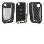 Auto si Moto - Electronice auto - Accesorii electronice auto - Husa Cheie Auto pentru VW, 3 Butoane, Plastic, Negru, 51038.01 - Infinity.ro