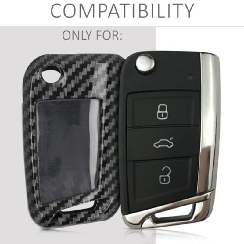 Auto si Moto - Electronice auto - Accesorii electronice auto - Husa Cheie Auto pentru VW, 3 Butoane, Plastic, Negru, 51038.01 - Infinity.ro