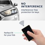 Auto si Moto - Electronice auto - Accesorii electronice auto - Husa Cheie Auto pentru Tesla Model 3/Model Y, Kwmobile, Negru/Auriu, Silicon, 58600.01 - Infinity.ro