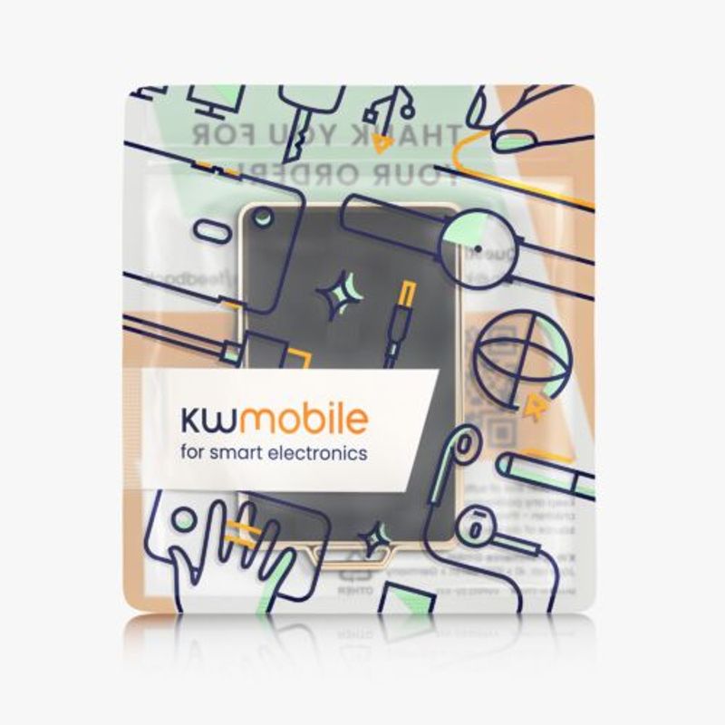 Auto si Moto - Electronice auto - Accesorii electronice auto - Husa Cheie Auto pentru Tesla Model 3/Model Y, Kwmobile, Negru/Auriu, Silicon, 58600.01 - Infinity.ro