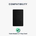 Auto si Moto - Electronice auto - Accesorii electronice auto - Husa Cheie Auto pentru Tesla Model 3/Model Y, Kwmobile, Negru/Auriu, Silicon, 58600.01 - Infinity.ro