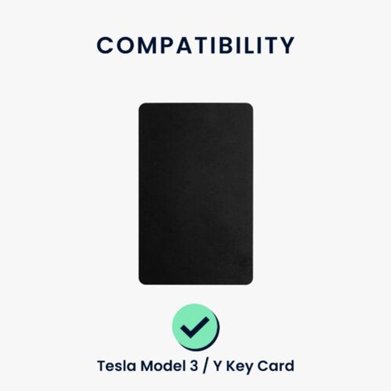 Auto si Moto - Electronice auto - Accesorii electronice auto - Husa Cheie Auto pentru Tesla Model 3/Model Y, Kwmobile, Negru/Auriu, Silicon, 58600.01 - Infinity.ro