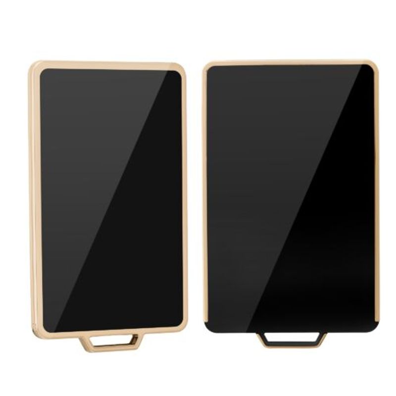 Auto si Moto - Electronice auto - Accesorii electronice auto - Husa Cheie Auto pentru Tesla Model 3/Model Y, Kwmobile, Negru/Auriu, Silicon, 58600.01 - Infinity.ro