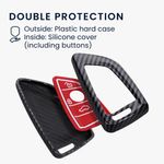 Auto si Moto - Electronice auto - Accesorii electronice auto - Husa Cheie Auto pentru BMW, 3 Butoane, Smart Key, Kwmobile, Plastic, Multicolor, 56724.01 - Infinity.ro