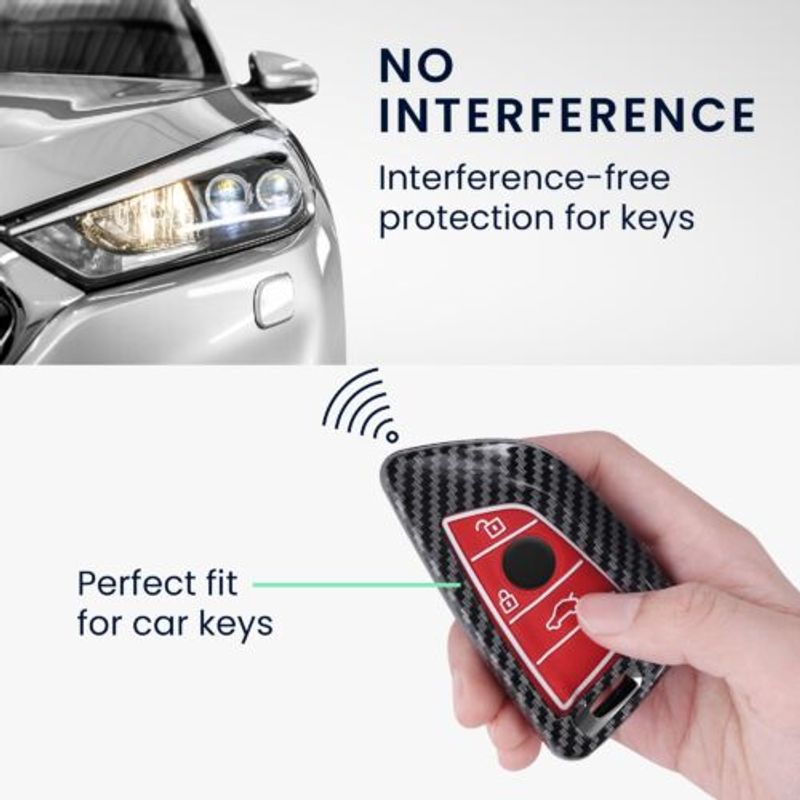 Auto si Moto - Electronice auto - Accesorii electronice auto - Husa Cheie Auto pentru BMW, 3 Butoane, Smart Key, Kwmobile, Plastic, Multicolor, 56724.01 - Infinity.ro